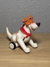 Oliver And Company Disney Figurine Toys Burger King 1996 Dodger The Dog
