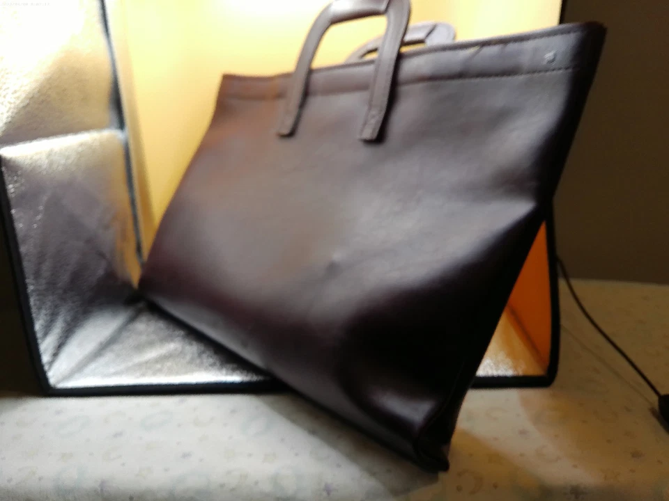 Bolso de cuero expandible UAW Ford Local 862 Louisville KY planta de montaje unión Foto 3 de 4