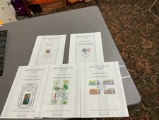 Germany ( Berlin) X 5 Used Stamps On Special Cards Circ 1977/78