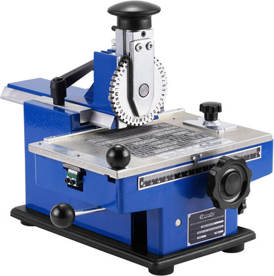 Metal Nameplate Stamping Machine Semi-Automatic Embosser Label Printing Marking