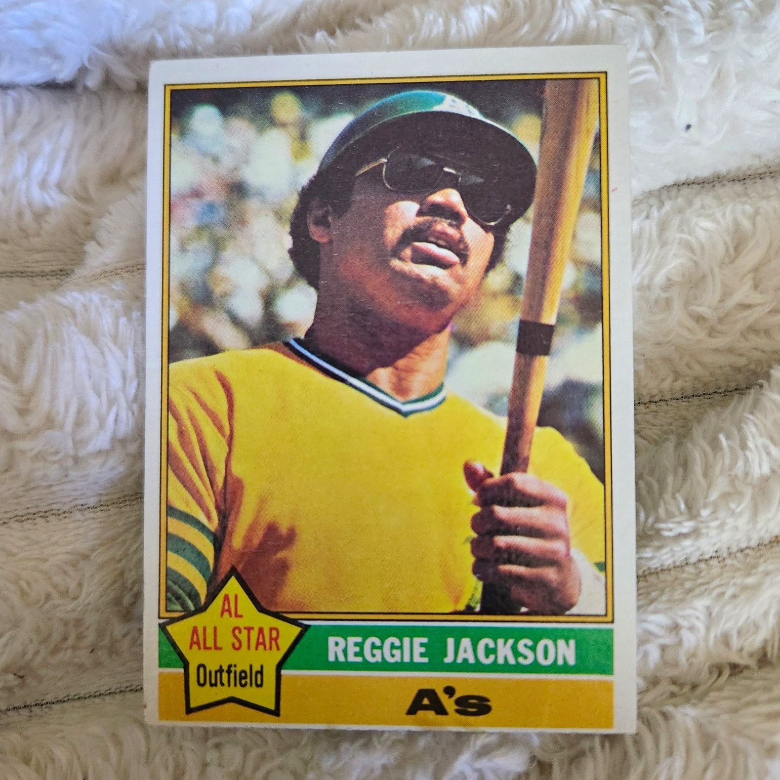 Topps 1976 Reggie Jackson All-Star #500 Oakland Athletics Baseball Card