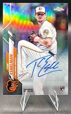 2020 Topps Chrome Tom Eshelman #RA-TE Rookie Auto Refractor 102/499 RC Orioles