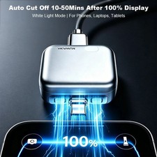 Type-C 140W Auto Disconnect Charger Adapter, Fast Charging Separator Auto Cut