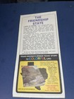 VTG Texas Official Highway Travel Map Friendship State Ad 27"x36" El Capitan — photo 2