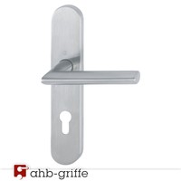 Hoppe TüRgriff Stockholm Langschild Sertos® Edelstahl Matt PZ TüRdrüCker
