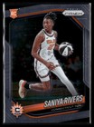 Front of 2025 Panini Prizm WNBA #131 Saniya Rivers Rookie
