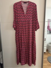 VA Bene Sommerkleid Pink Größe 44 Viskose Damen Kleid Top Zustand