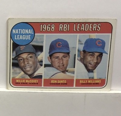 1969 Topps - League Leaders Willie McCovey, Billy Williams, Ron Santo #4