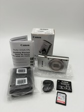 Canon PowerShot ELPH 180 20.0MP Digital Camera Silver w/8x Zoom Bundle MINT