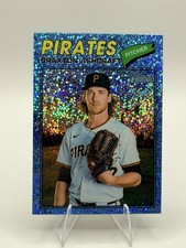 2026 Topps Heritage Light Blue Sparkle Chrome BRAXTON ASHCRAFT #134 Pirates