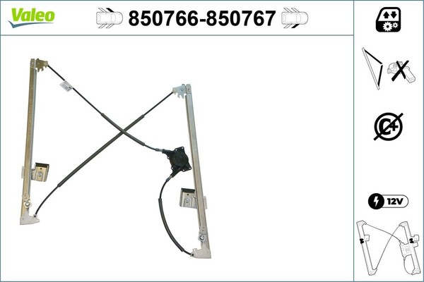 Fensterheber Valeo 850766 FüR Mercedes Vito Viano Mixto W639 Bus 109 CDI 639 601-image