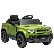 12V Ride on Car Licensed Land Rover with Suspension  Remote, Green