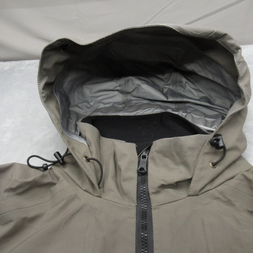 Chaqueta Redington Hombre Grande Verde Bolsillos Impermeable Con Capucha Utilidad Cremallera Completa LEER Foto 3 de 4