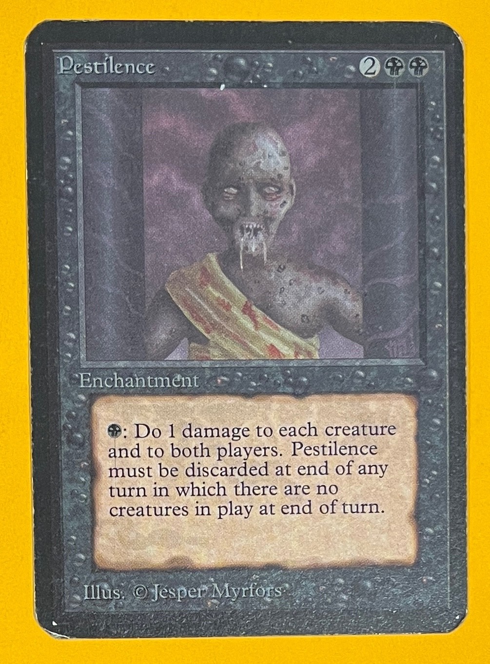 MTG PESTILENCE Alpha (OldManMTG 012-983)