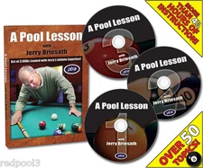 A Pool Lesson by Jerry Briesath - 3 DVD Set - Over 4 hours w/a Master Instructor