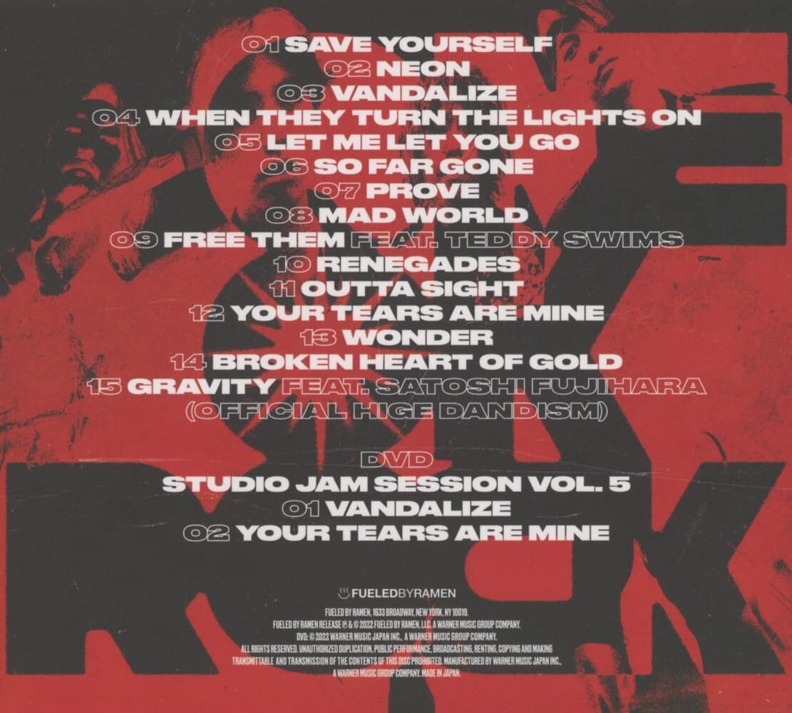ONE OK ROCK Luxury Disease JAPAN CD+DVD First Press Limited
