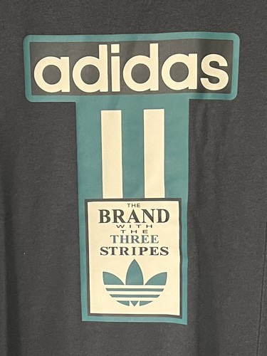 ADIDAS - THE BRAND WITH THE THREE STRIPES TEE - (UK 6) - SEE MEASUREMENTS BNWT - Picture 2 of 4