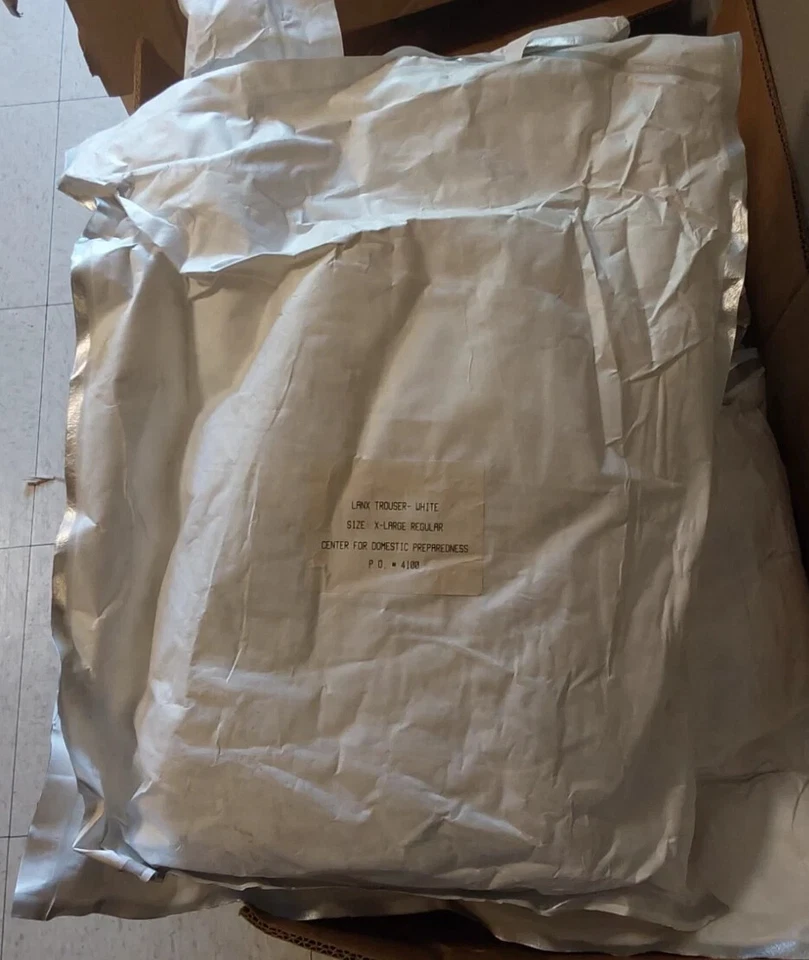 PANTALÓN EXTERIOR PROTECTOR QUÍMICO LANX - BLANCO Foto 4 de 4