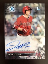 2017 Bowman Chrome Jacob Pearson 1st Autograph