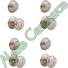 4-Sets Kwikset Juno 991J Entry Knob Single Cylinder Deadbolt Knob 99910-034
