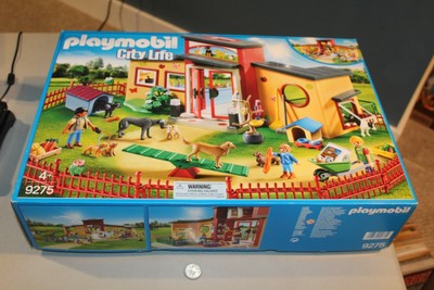 playmobil city life tiny paws pet hotel