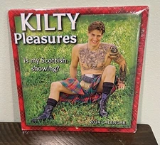 Sellers Publishing,  Kilty Pleasures 2024 Mini Wall Calendar