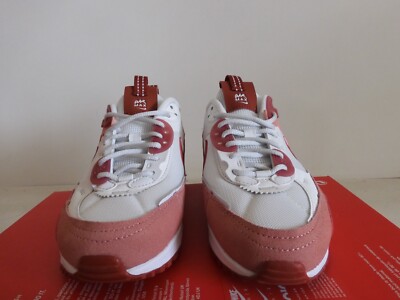 Nike Air Max 90 Futura Red Stardust-Rugged Orange Womens Sz 6.5