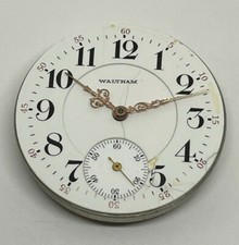 WALTHAM POCKET WATCH MOVEMENT 15 Jewels 16s / Circa 1900 For Parts