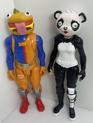 Epic Games Fortnite Legendary Series Beef Boss Durr Burger / Cuddle Panda Figure