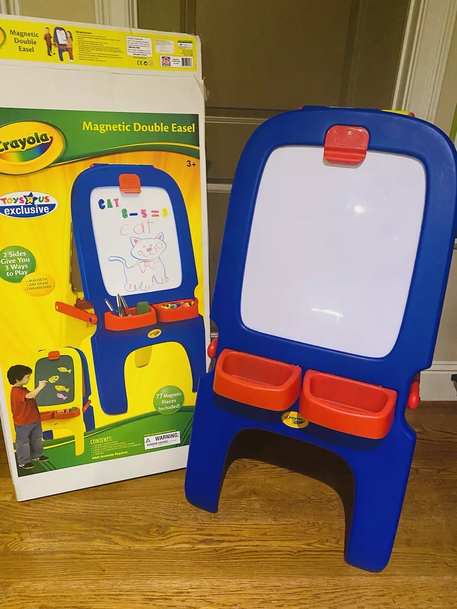 Crayola Kids Dual Sided Wooden Art Easel with Chalkboard and Dry Erase  Supplies, 1 Piece - Harris Teeter