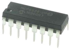 2Pcs MCP6S28-I/P PDIP-16 Special Purpose Amplifiers 8-Chan. 12 MHz SPI
