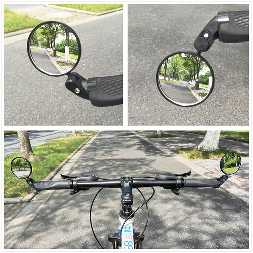 1 Paar Fahrradspiegel E-Bike Rückspiegel Spiegel Fahrrad rechts links MTB City - Bild 6 von 7