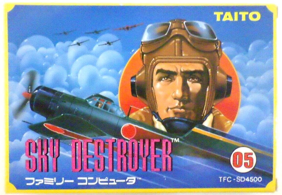 SKY DESTROYER Taito ファミコン ゲーム SKY DESTROYER 289 Famicom Nintendo fc TAITO from Japan Free