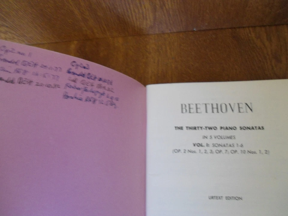 COMPLETE BEETHOVEN The 32 Piano Sonatas in 5 Volumes - Lea Pocket Scores 11 - 15 - Image 3 of 4