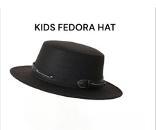 Children Boys Fedora Trilby Derby Brim Hat Wide Brim Panama Jazz Ca Hat Boy Girl
