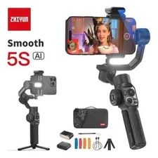 Zhiyun Smooth 5S AI Pro Handheld Gimbal Stabilizer For Moblie Phone Smartphone