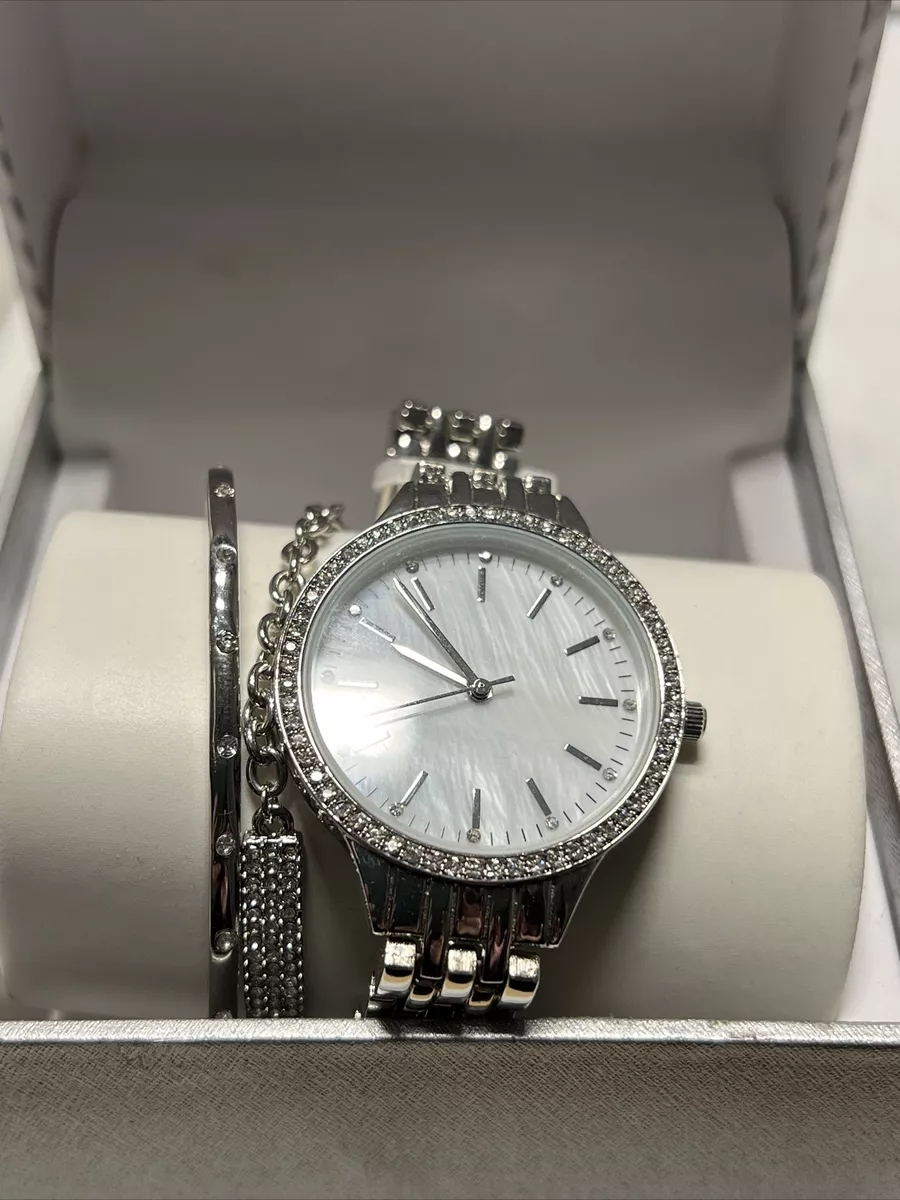 INC International Concepts Women s Bracelet Watch Set 36mm eBay