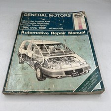 1990-1992 HAYNES GENERAL MOTORS LUMINA OLDSMOBILE PONTIAC REPAIR SHOP MANUAL