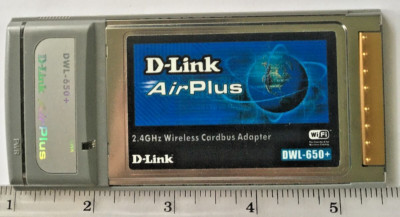 D-link AirPro 2.4GHz Wireless Adapter Cardbus DWL-650+