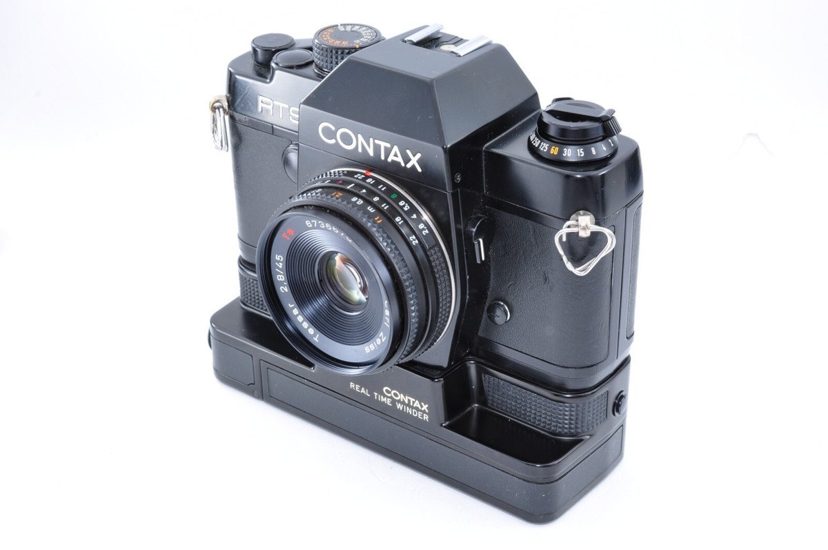 Contax RTS 35mm SLR Film Camera w/ Carl Zeiss Tessar 45mm f
