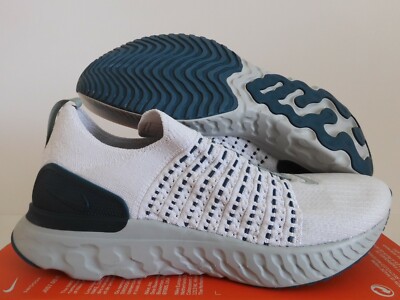 NIKE REACT PHANTOM RUN FLYKNIT 2 PLATINUM SZ 11.5 WOMENS-MENS SZ 10 [DO6698-001]