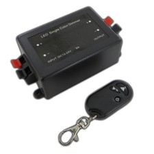 LED Funk-Dimmer 12V 4A mit Fernbedienung LED Dimmer stufenlos f. dimmabre LED