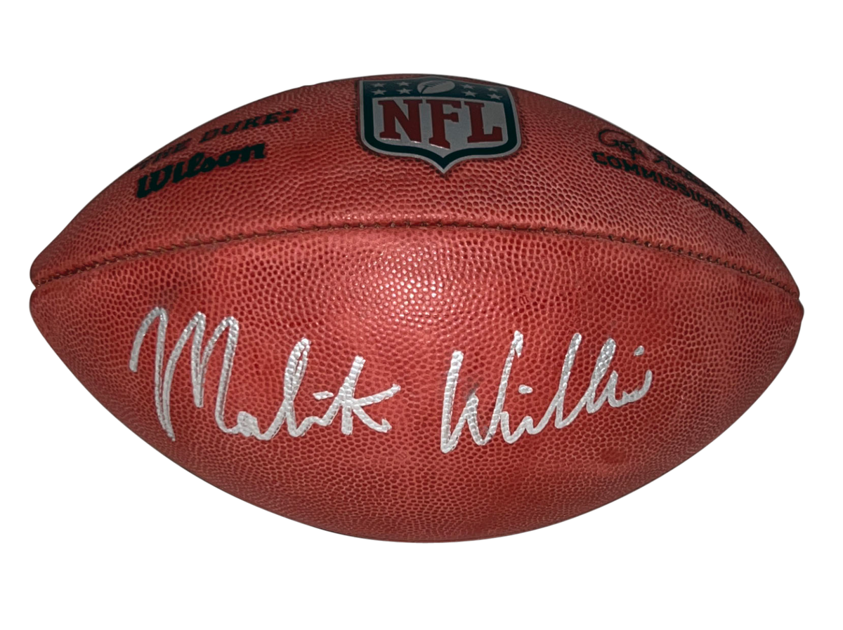 MALIK WILLIS SIGNED MIAMI DOLPHINS OFFICIAL NFL DUKE WILSON