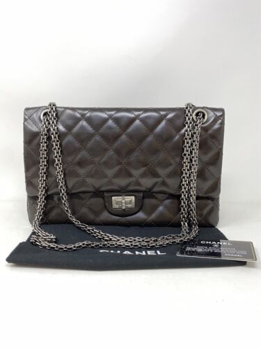 CHANEL Timeless 2.55 Flap Bag Patent Leather Cream Circa 2000 - Chelsea  Vintage Couture