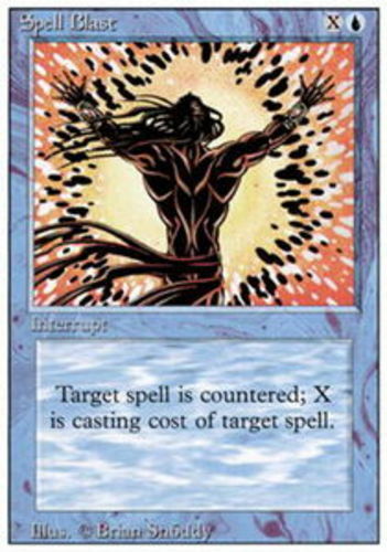 Spell Blast LP, English MTG Revised Edition | eBay