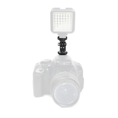 360° Rotatable Cold Shoe 1/4 Screw Adapter Mounting Bracket For GoPro Camera