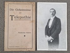 Antique Waldemar Hofero The Secrets of Telepathy, Performer Dresden Germany