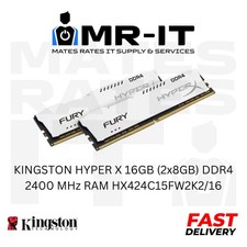 KINGSTON HYPER X 16GB (2x8GB) DDR4 2400 MHz RAM HX424C15FW2K2/16