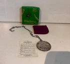 MISTLETOE MEDALLION STERLING SILVER BY LUNT 1976