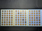 Lincoln Head Cent Collection - Full Album 1909-1942 P,D,S - 105 coins total